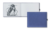 inside and outside views of sketchbooks